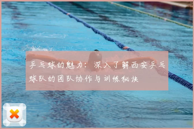 乒乓球的魅力：深入了解西安乒乓球队的团队协作与训练秘诀